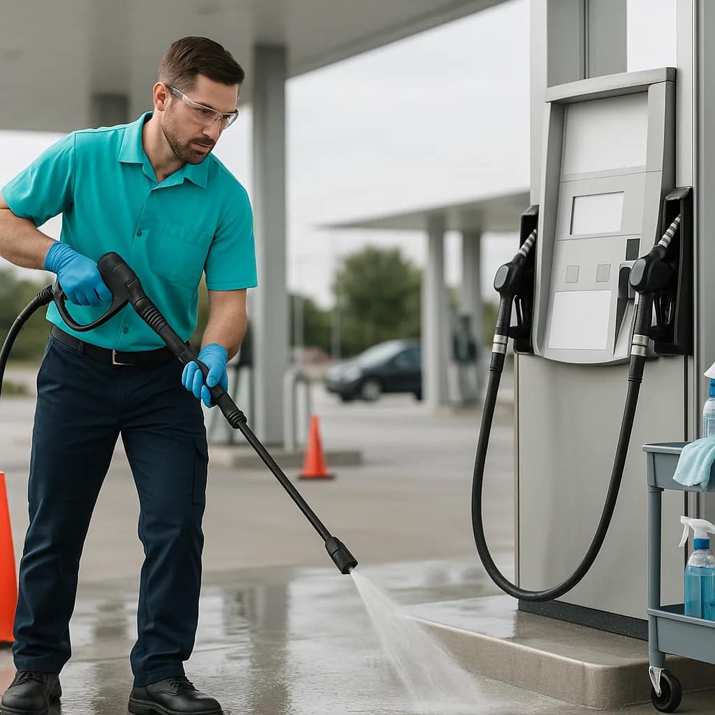 LZ Pressure Cleaning gas station cleaning services - Miami