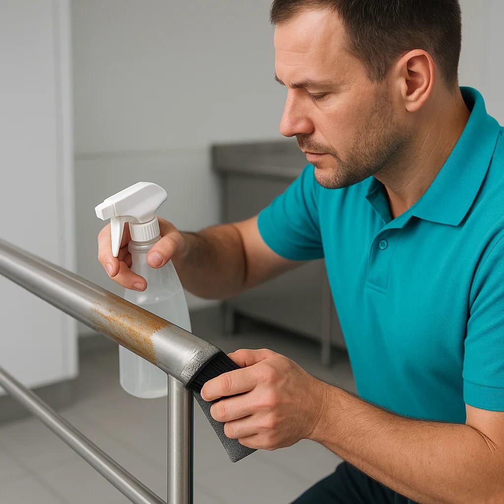 LZ Pressure Cleaning rust and stain removal services - Miami
