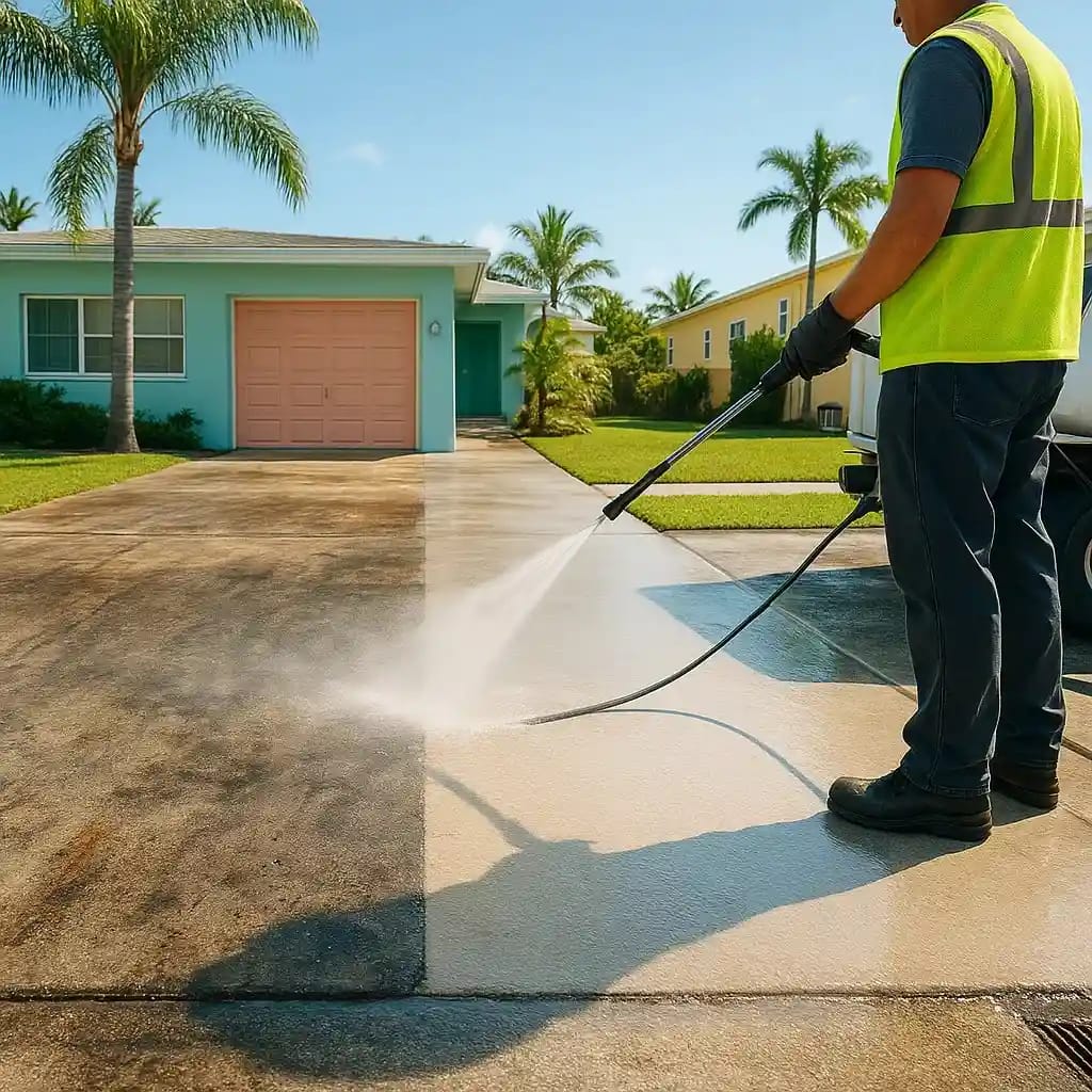 5 Signs Your Miami Driveway Needs Professional Pressure Cleaning (And How to Prevent Future Stains)